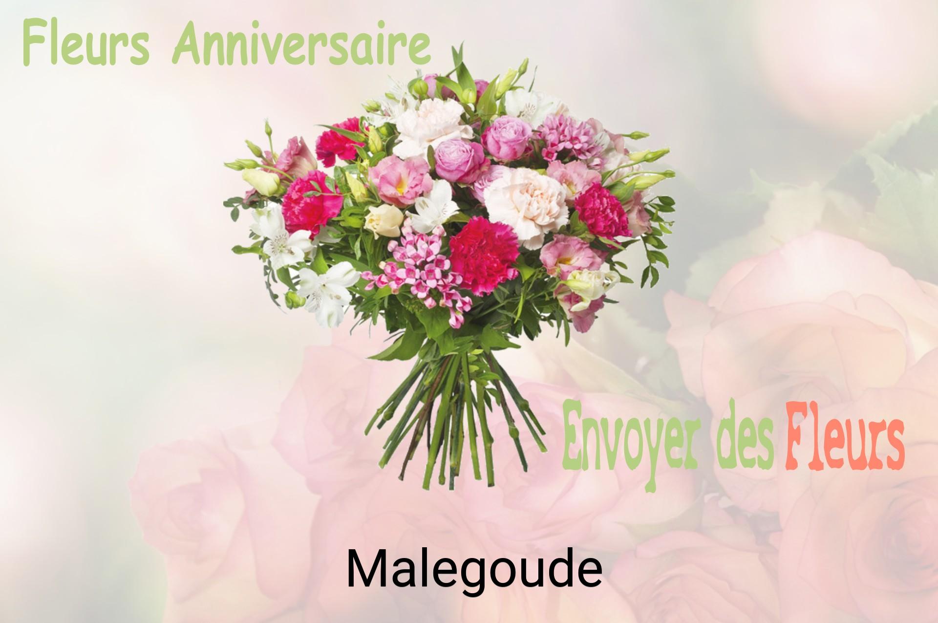 Bouquet de fleurs d’anniversaire livré à Malegoude